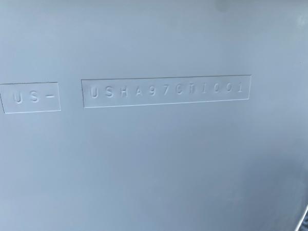Slide: The Image of Hull identification number (HIN) on a 2001 Bayliner 215 Bowrider boat. - 19