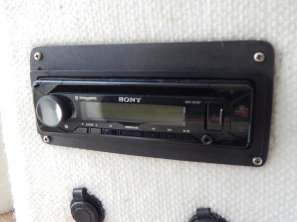 Slide: The Image of Sony stereo system in a 2013 Chaparral 225 SSi boat. - 31