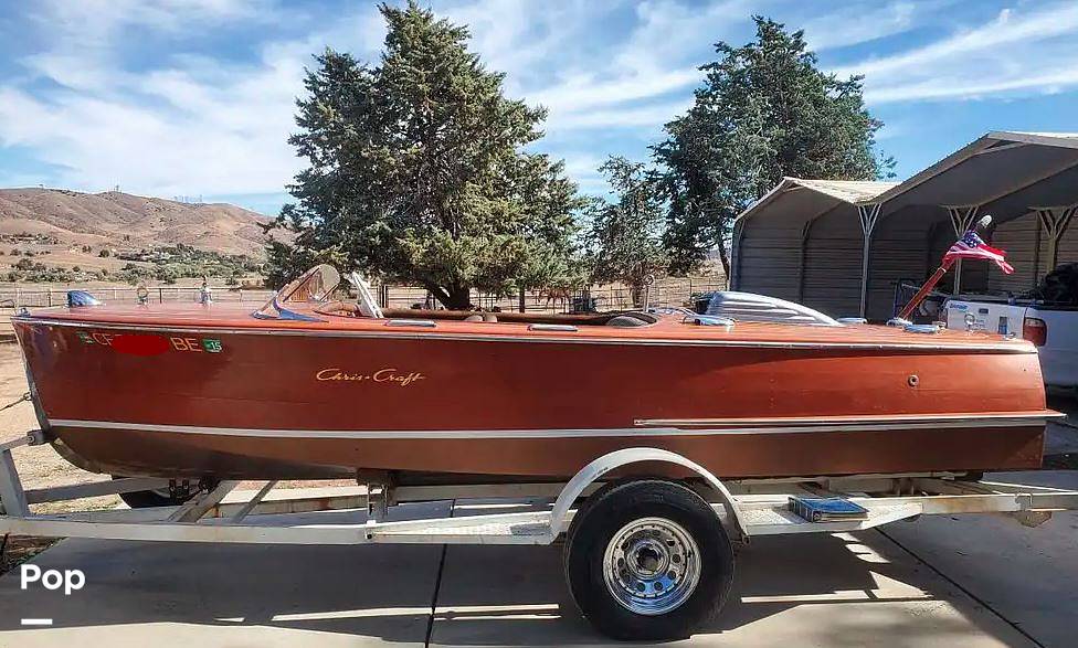 Slide: The Image of Chris-Craft 17 Deluxe Runabout 1948 - 13596197