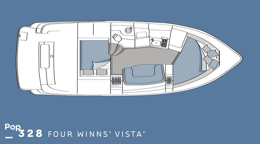 Slide: The Image of Four Winns 328 Vista 2004 - 14984490