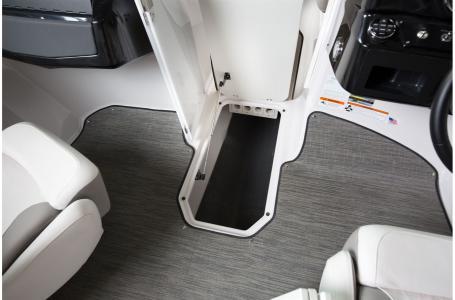 Slide: The Image of 2020 Four Winns HD 200 OB boat interior storage compartment. - 4