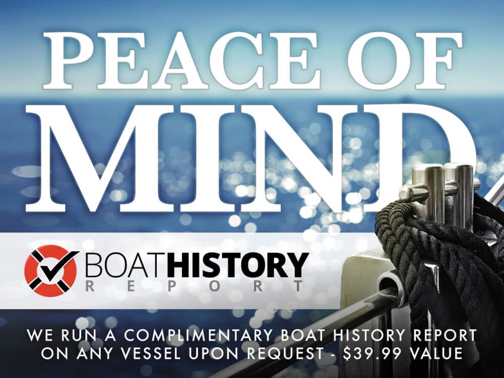 Slide: The Image of Peace of mind: Ask for a complimentary BoatHistoryReport report ($39.99 value) - I1