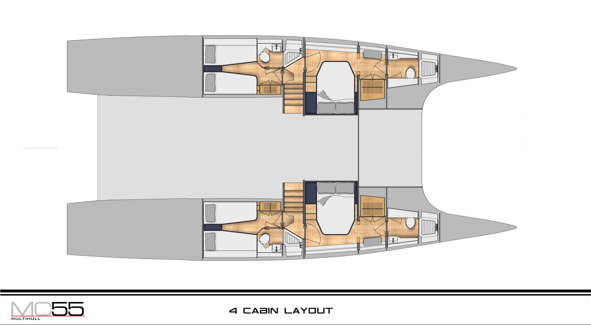 Slide: The Image of MC55 GA 4 Cabin Layout - 5223765