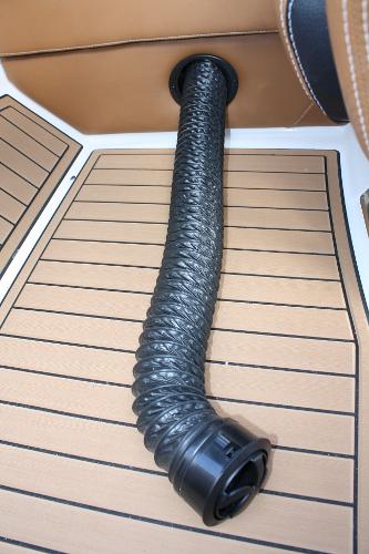 Slide: The Image of 2017 Nautique Super Air G23 boat interior with flexible hose on deck. - 39