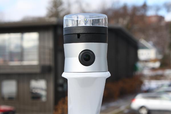 Slide: The Image of Close-up of a 2017 Nautique Super Air G23 boat camera and light. - 40