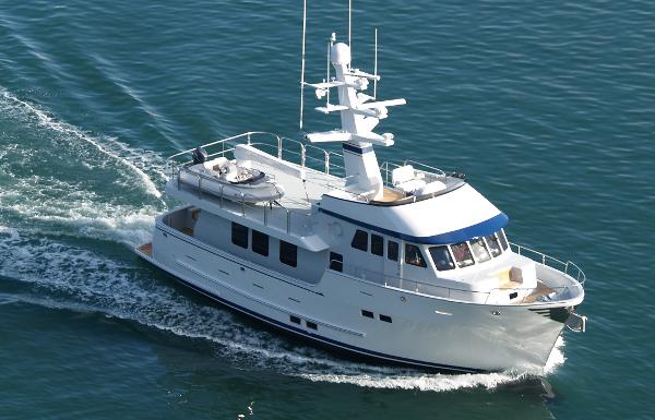 Slide: The Image of 2025 Northern Marine 64 yacht cruising on open water. - 0