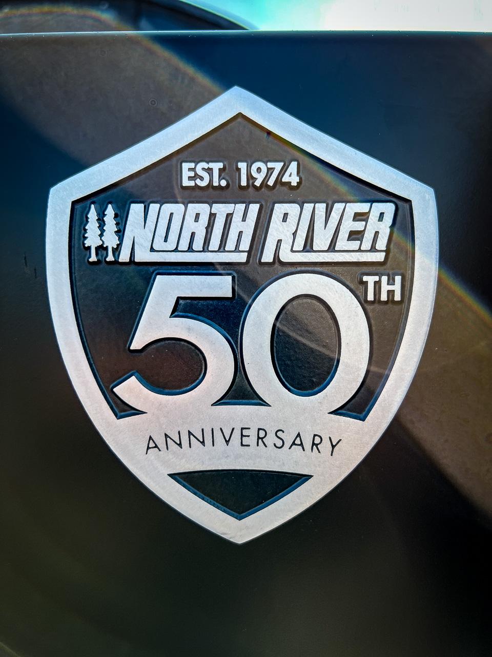 Slide: The Image of North River 50th Anniversary badge on 2024 21 SEAHAWK model. - 27