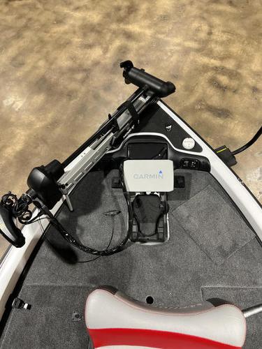 Slide: The Image of 2024 Phoenix 819 Pro boat with Garmin fishfinder and trolling motor. - 5