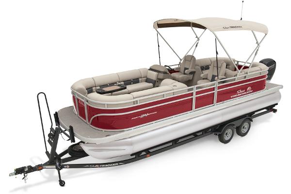 Slide: The Image of Sun Tracker Party Barge 24 DLX 2024 - 2