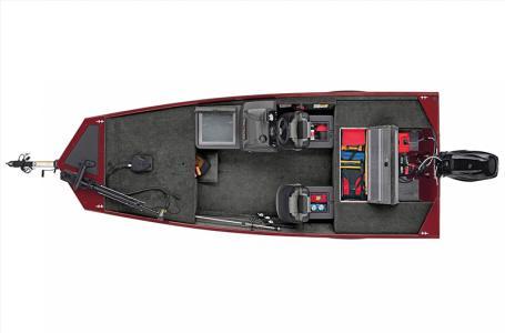Slide: The Image of 2024 Tracker Bass Tracker Classic XL fishing boat, top view. - 4