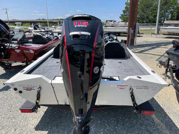 Slide: The Image of 2023 Tracker Pro Team 190 TX boat with Mercury 115 outboard motor. - 5